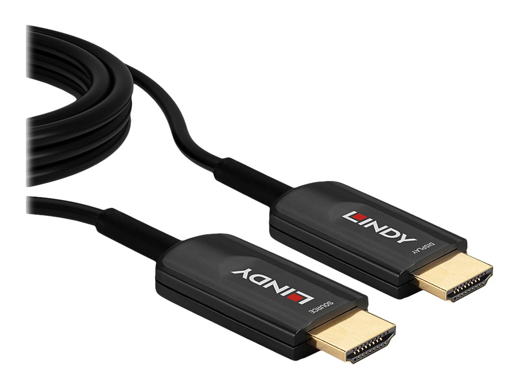 LINDY 20m, Fibre Optic, Hybrid, Ultra High Speed, HDMI Cable