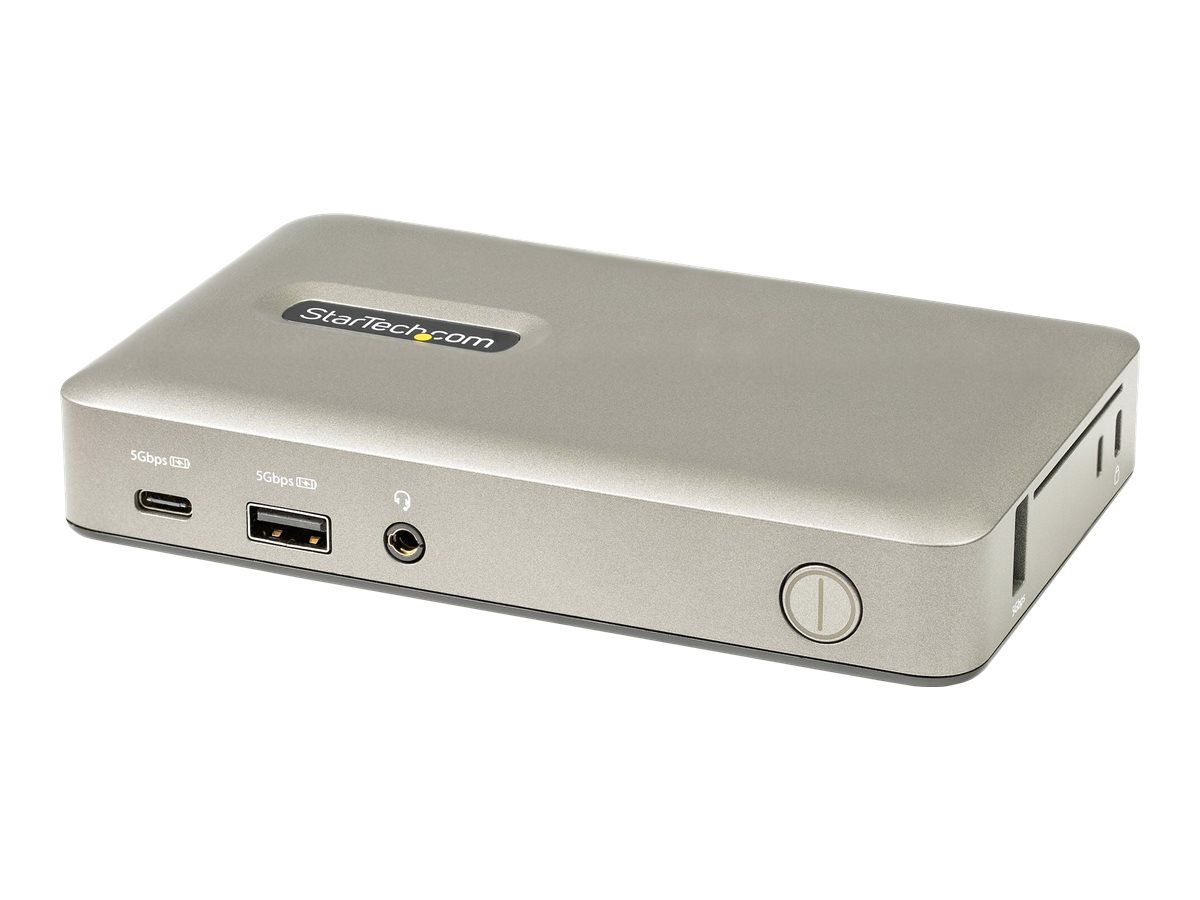 StarTech.com USB C Dock, USB-C to DisplayPort 4K 30Hz or VGA, Mini USB-C  Laptop Docking Station with 65W USB Power Delivery Charging, 4-Port USB 3.1  Gen 1 Hub, GbE