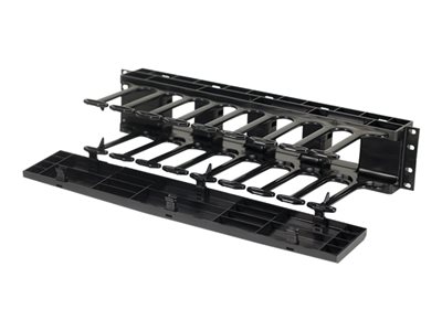 HORIZONTAL CABLE MGR SNGL SIDE WHITE