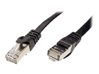 7611990123803 - 21990970 - Cat6 Flachkabel FTP schwarz 05 m