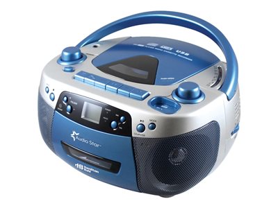 Hamilton Buhl AudioStar 5050ULTRA Boombox 2 watt blue, silver