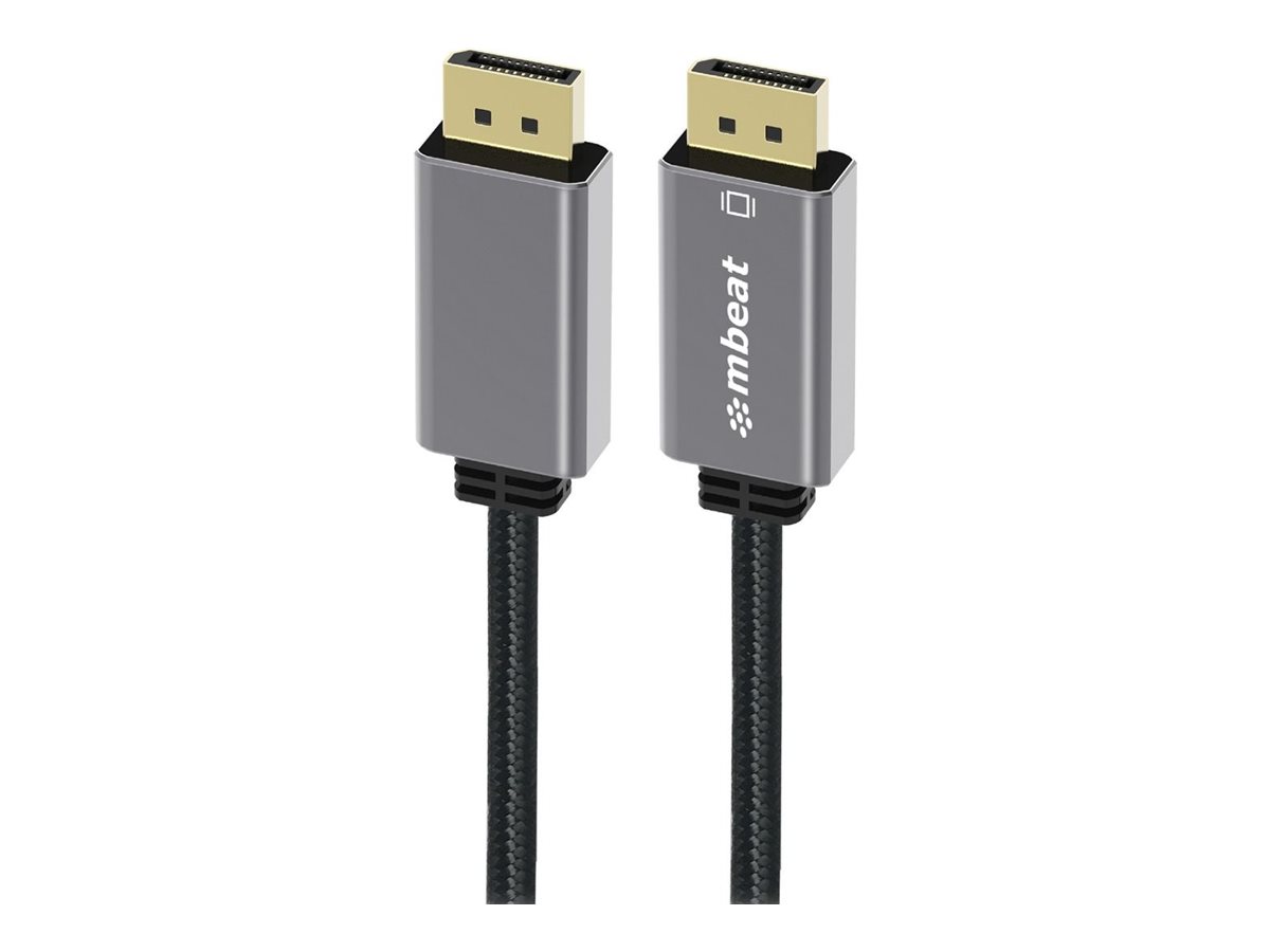 mbeat ToughLink, DisplayPort cable, DisplayPort to DisplayPort, 1.8 m