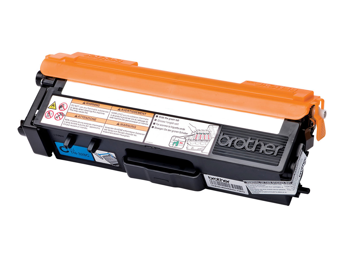 Brother Tn328c Cyan Original Toner Cartridge