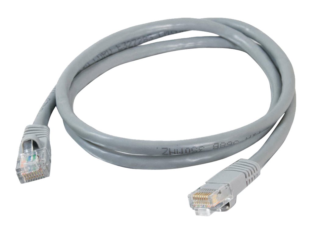 C2G 8ft Cat5e Snagless Unshielded (UTP) Network Patch Ethernet Cable-Gray