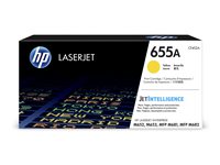 HP 655A LaserJet Toner Cartouche Jaune