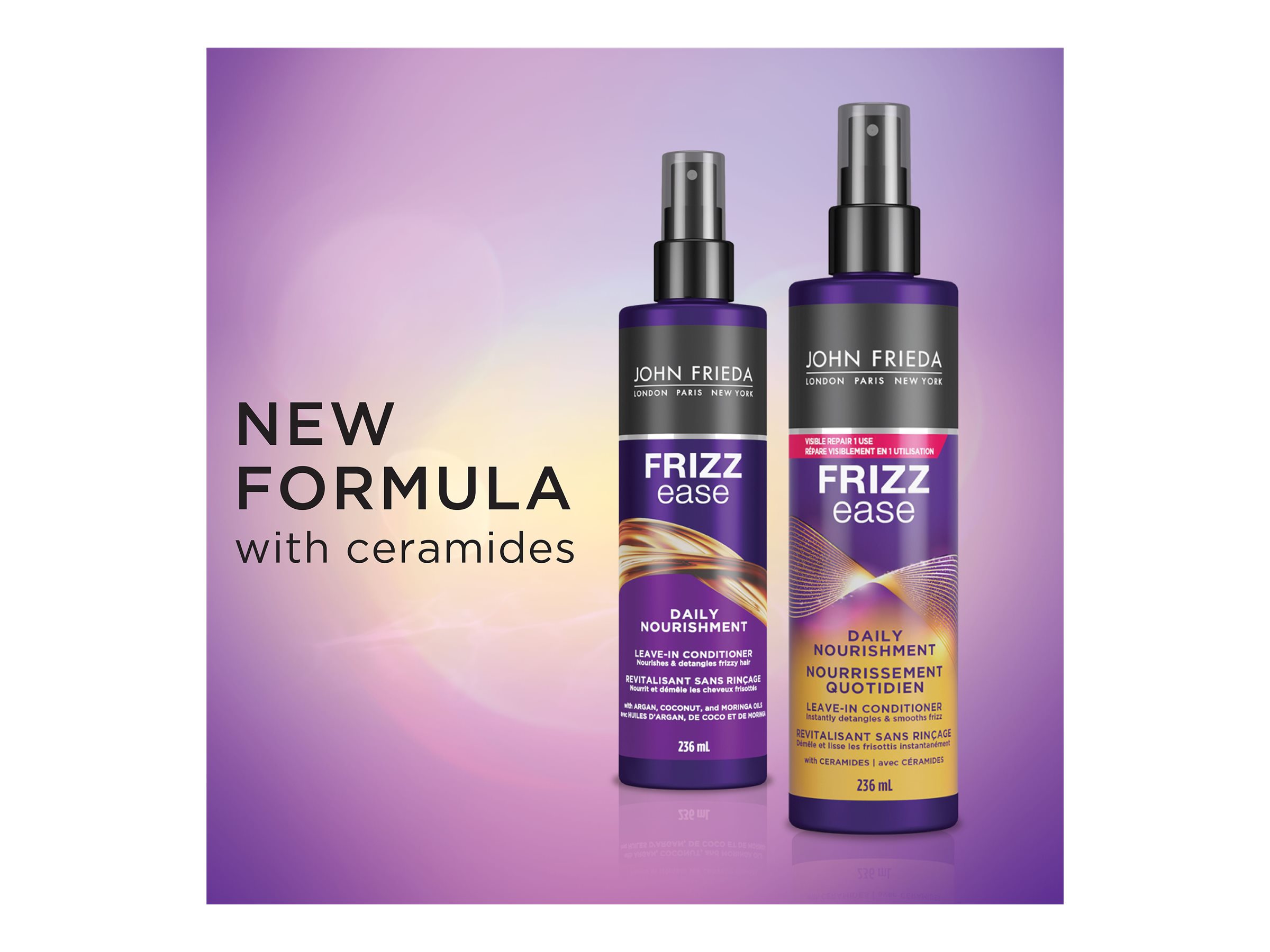 John Frieda Frizz Ease Daily Nourishment LeaveIn Conditioner Spray 236ml