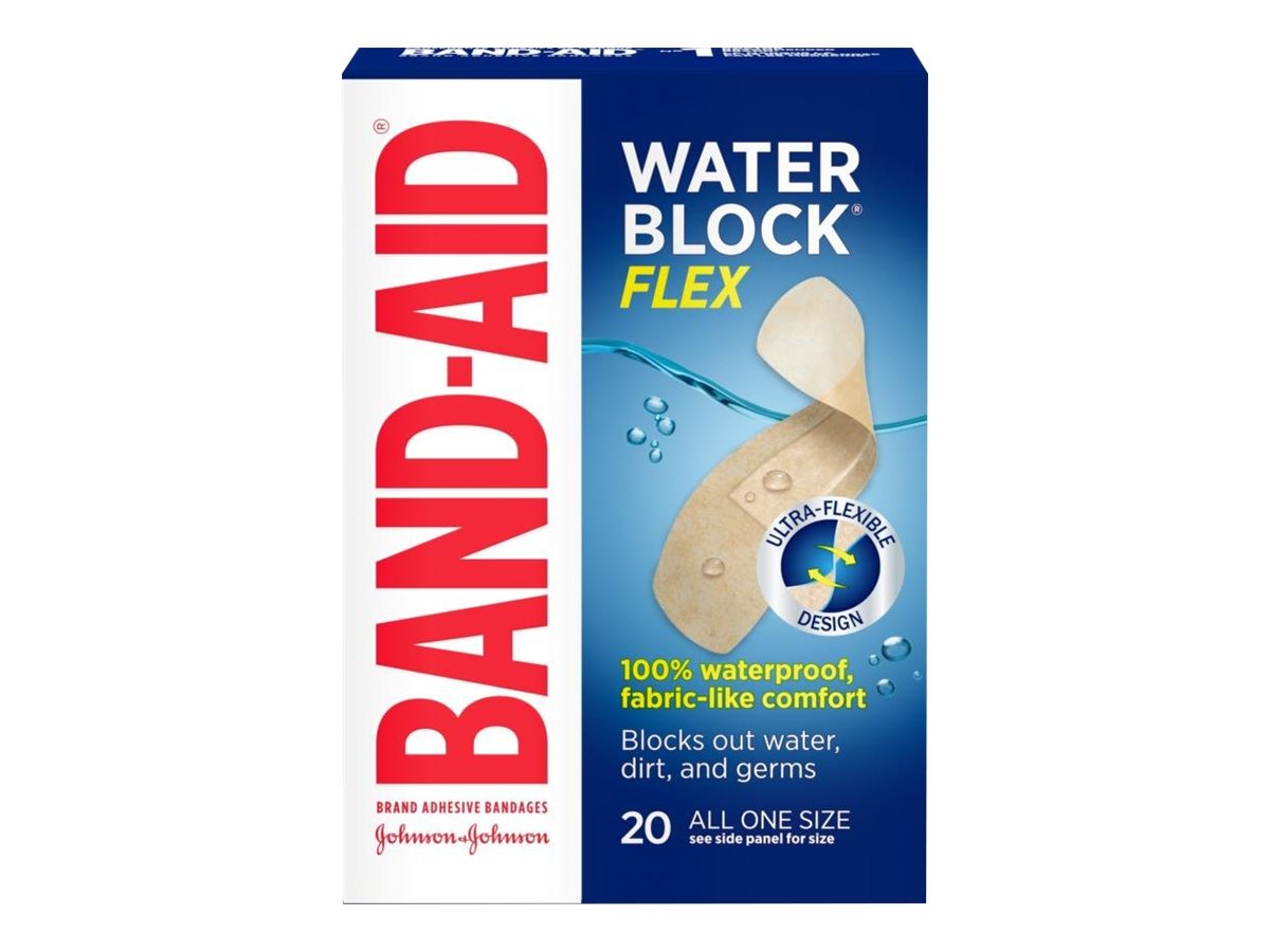 BAND-AID Water Block Flex Bandages - 20's