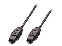 Lindy - Digital audio cable (optical) - SPDIF - TOSLINK male to TOSLINK male - 5 m - fibre optic