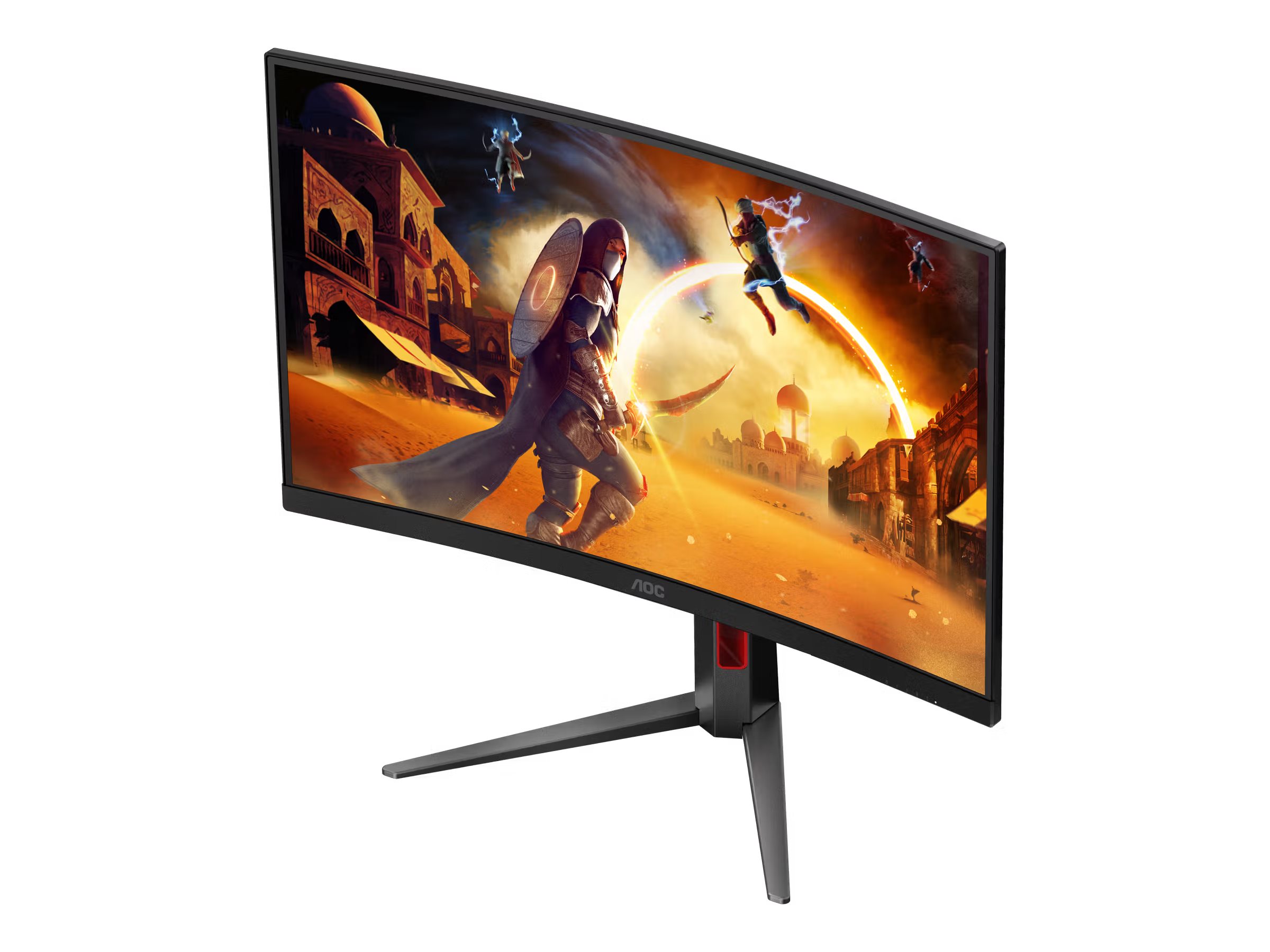 AOC Gaming CQ27G4Z2 LED monitor curved 27 Product shot Right-angle 80000