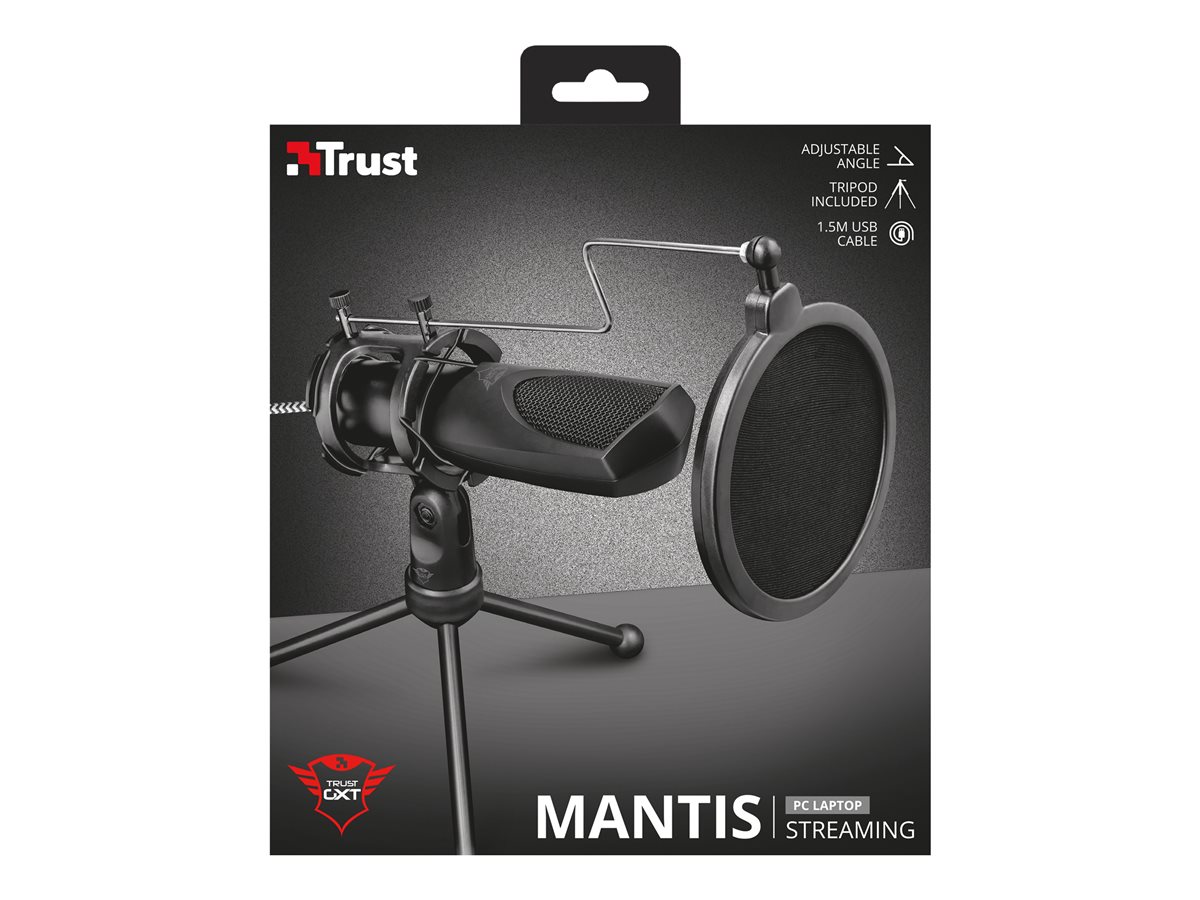 TRUST Microphone streaming MANTIS