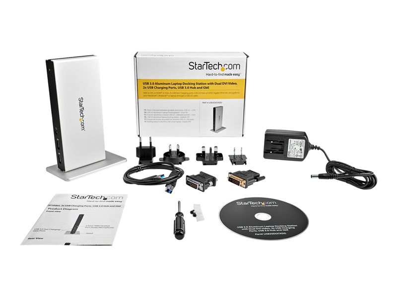 StarTech.com Station d\'accueil USB 3.0 PC portable
