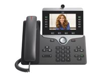 Cisco IP Phone 8865 - IP video phone - with digital camera, Bluetooth interface