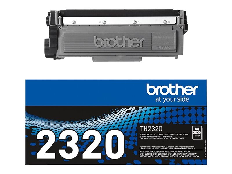 BROTHER TN2320 black toner 2600 pages
