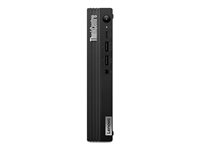 Lenovo ThinkCentre M90q Gen 3 11U5 - Tiny - Core i5 12500T / 2 GHz - vPro Enterprise - RAM 8 GB - SSD 256 GB - TCG Opal Encryption, NVMe, Value - UHD Graphics 770 - GigE, Bluetooth 5.2, 802.11ax (Wi-Fi 6E) - WLAN: Bluetooth 5.2, 802.11a/b/g/n/ac/ax (Wi-Fi 6E) - Win 11 Pro - monitor: none - keyboard: UK - black - TopSeller - with 1 Year Lenovo Premier Support
