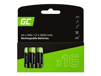 Green Cell AA / HR6 / R6 Batterier til generelt brug (genopladelige) 2600mAh