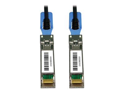 Eaton Tripp Lite Series SFP28 to SFP28 25GbE Passive Twinax Copper Cable (M/M), SFP-H25G-CU3M Compatible, Black, 3 m (9.8 ft.)