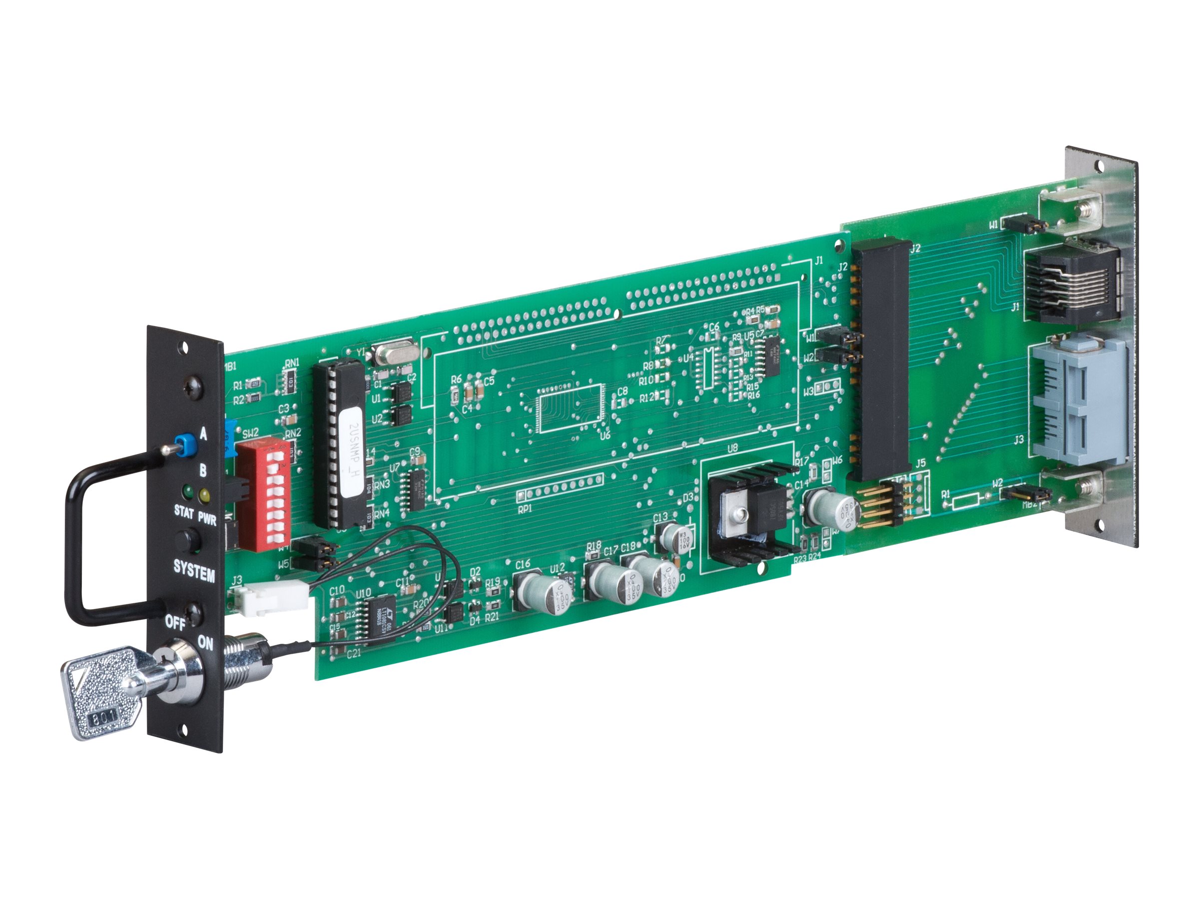 CONTROLLER CARD FOR ETHERNET CONTROLLED DAISY-CHAINED SYSTEMS