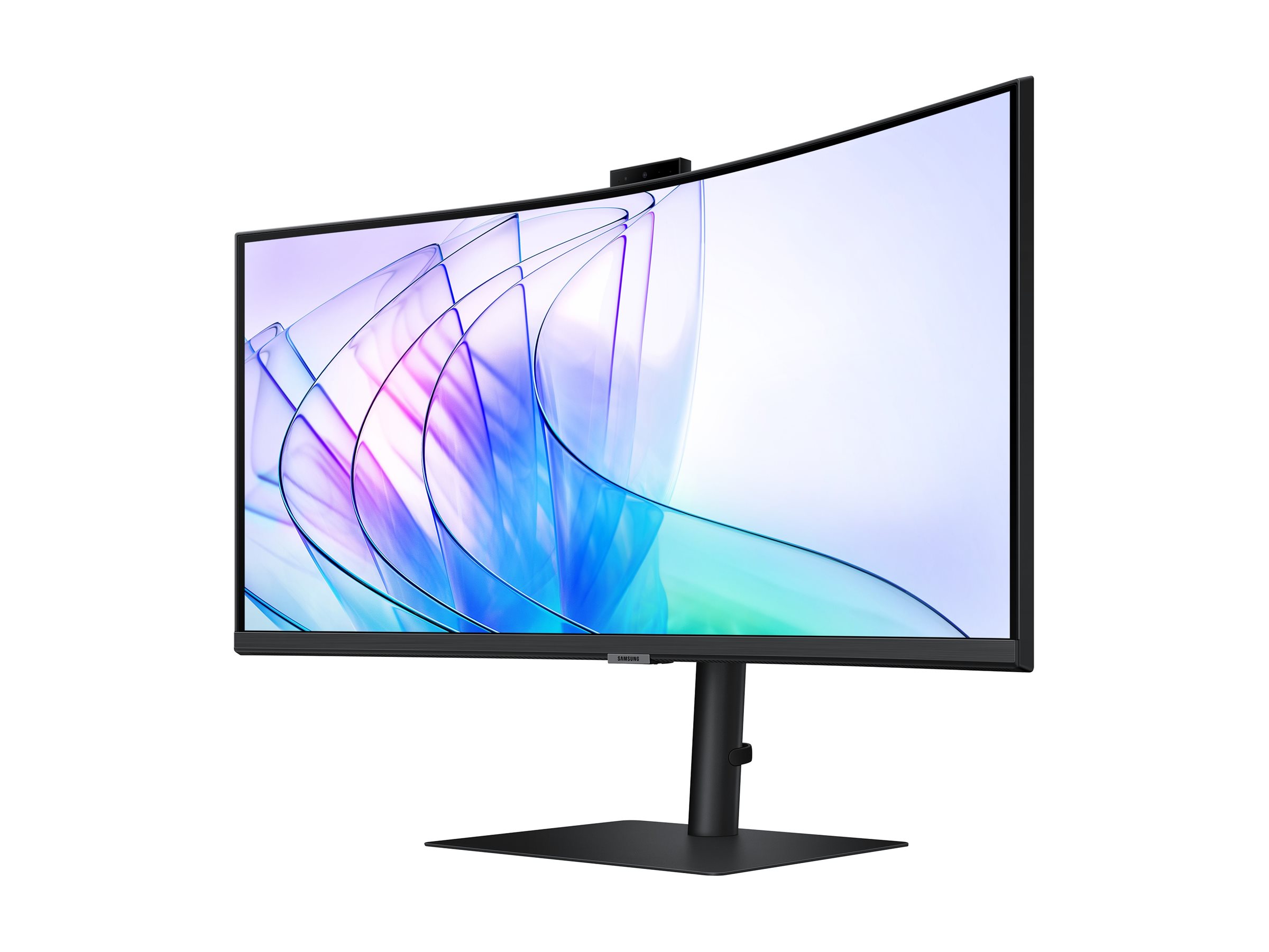 Samsung ViewFinity S6 S34C650VEE S65VC Series LED monitor curved 34 Product shot Right-angle 80001