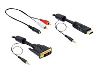 DeLOCK Video/audiokabelpakke HDMI / DVI