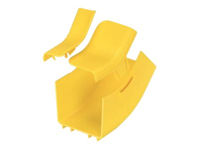 Panduit FiberRunner - Cable raceway angled fitting (vertical)