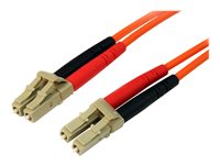 StarTech.com 30m Fiber Optic Cable - Multimode Duplex 50/125 - LSZH - LC/LC - OM2 - LC to LC Fiber Patch Cable (50FIBLCLC30) 