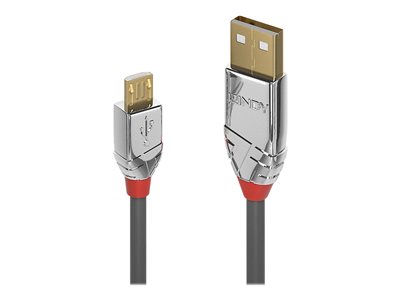 LINDY USB 2.0 Kabel Typ A/Micro-B Cromo Line M/M 2m - 36652