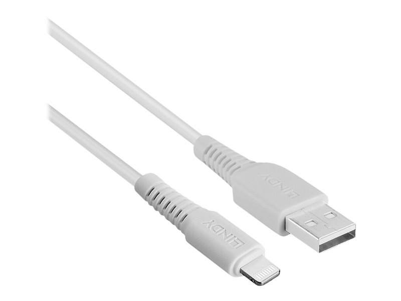LINDY USB to Lightning Cable White 2m