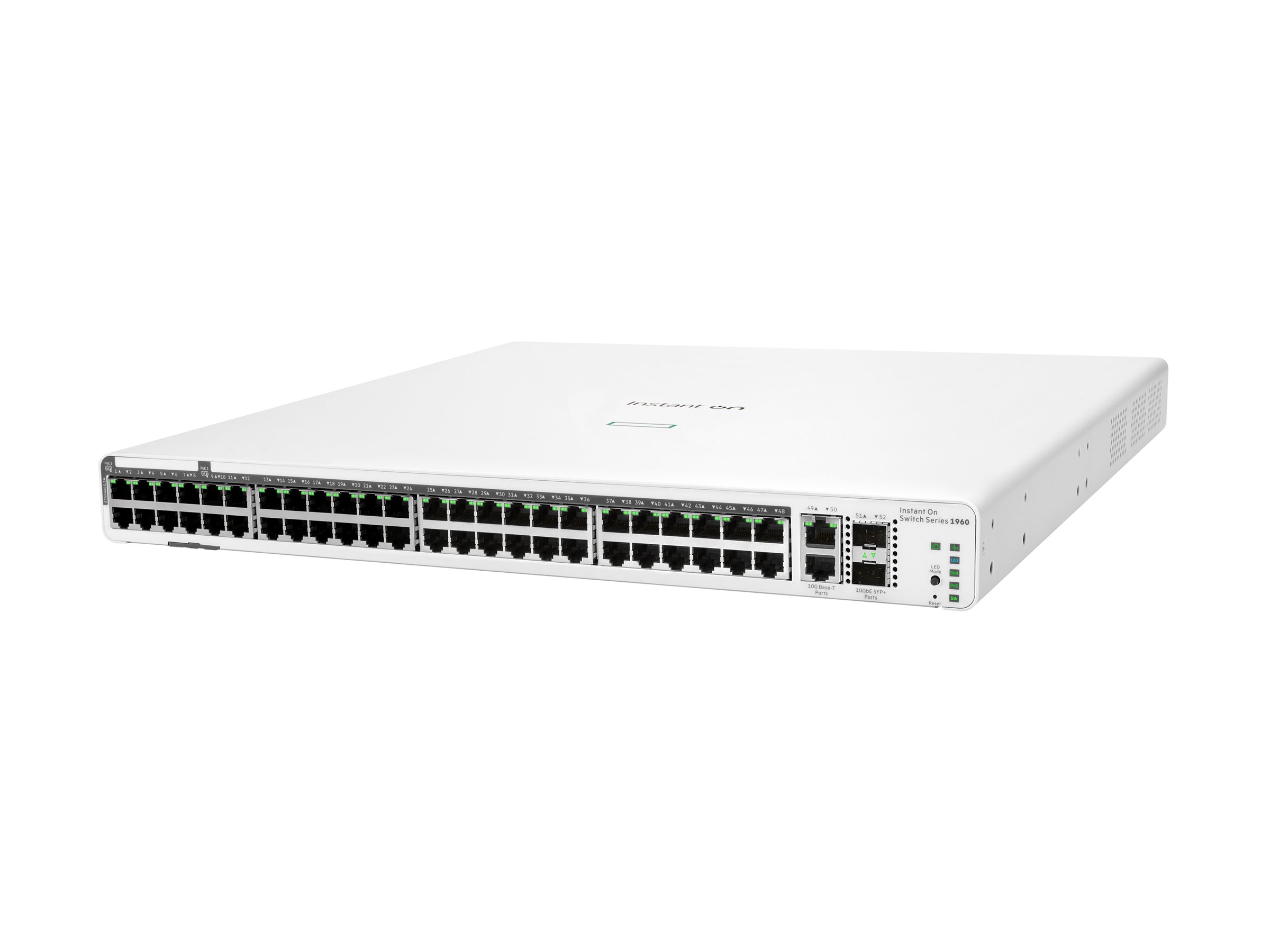 An image of HPE Networking Instant On 1960 48G 2XGT 2SFP+ Switch - switch - 48 ports - smart - rack-mountable