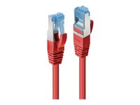 C ble réseau Rouge Cat.6A S/FTP LSZH, 30m