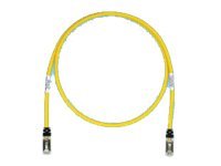 Panduit TX6 10Gig patch cable - 1.5 m - yellow