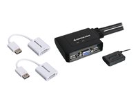 IOGEAR GCS22DPKIT KVM switch 2 x KVM port(s) 1 local user desktop