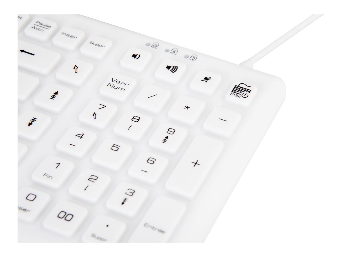 URBAN FACTORY USB wired keyboard ABS