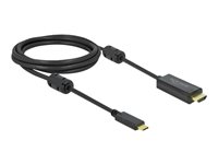 DeLOCK Video/audiokabel HDMI / USB 2m Sort