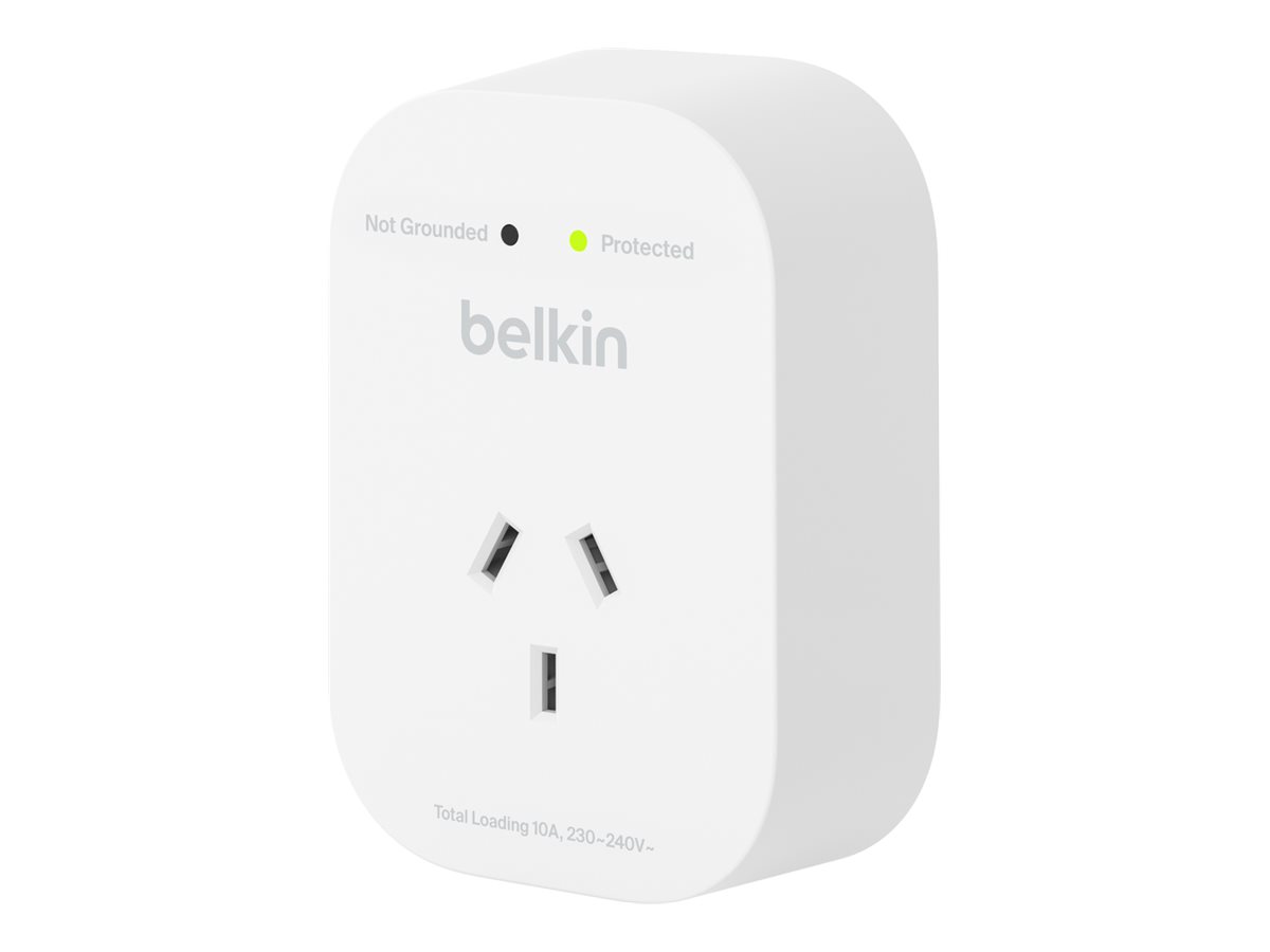 Belkin Connect surge protector 2400 Product shot Right-angle 79850