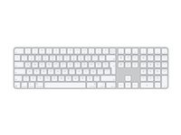 Apple Magic Keyboard with Touch ID and Numeric Keypad - keyboard - USB-C - QWERTY - Turkish - white keys Input Device
