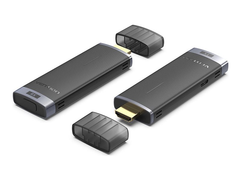 Vention ADC wireless video/audio extender Product shot Right-angle 79550