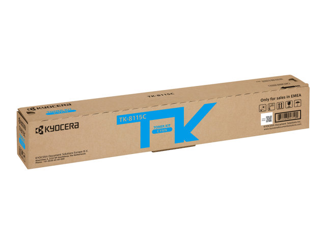 Kyocera Tk 8115c Cyan Original Toner Cartridge