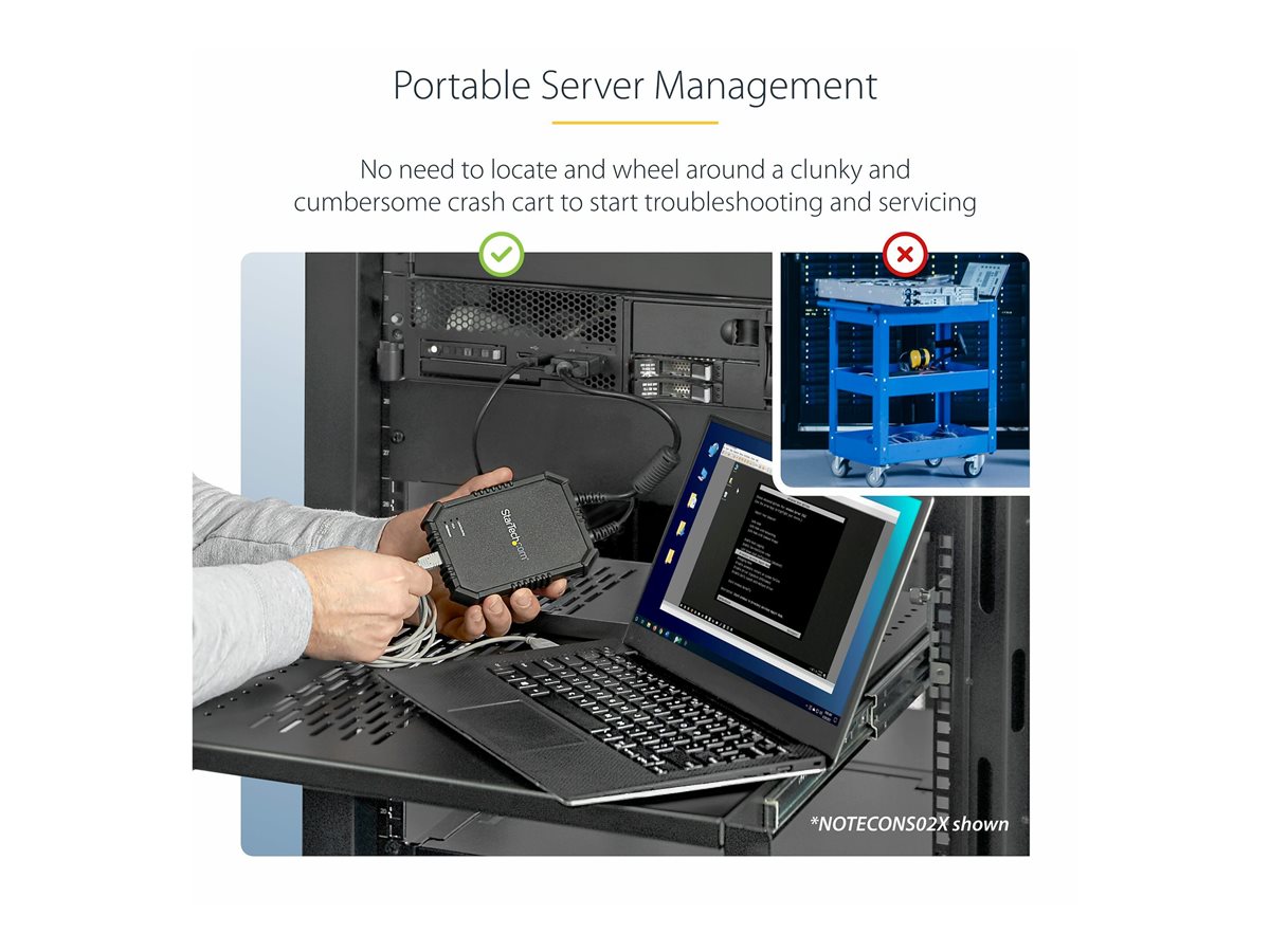 STARTECH KVM Console to USB Laptop Crash Cart – foto 8