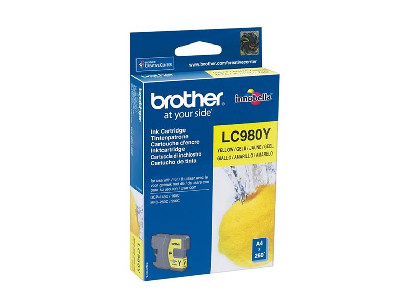 BROTHER CARTOUCHE ENCRE JAUNE (