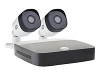 Yale Essentials Smart Home CCTV Kit - DVR + Kamera(s) - verkabelt (LAN) - 4 Kanäle - 1 x 1 TB - 2 Kamera(s)