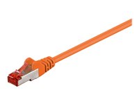 MicroConnect CAT 6 Foldet uskærmet snoet par (F/UTP) 50cm Netværkskabel Orange