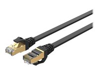 Unitek C1897BK Series CAT 7 Afskærmet parsnoet kabel (SSTP) 15m Patchkabel Sort