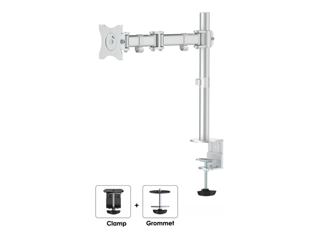 NEOMOUNTS Flat Desk Mount 1 screen Silv