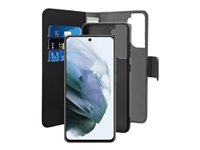PURO Wallet Detachable Beskyttelsescover Sort Samsung Galaxy S21 FE 5G