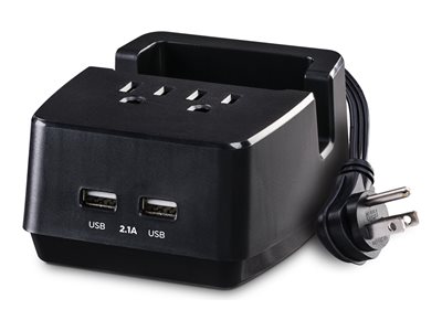 DUAL POWER STATION 2-2.1A USBPORTS 2 OUTLETS NEMA 5-15R 5FT CORD