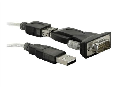 DELOCK USB Adapter A -> D-Sub9 St/St - 61425