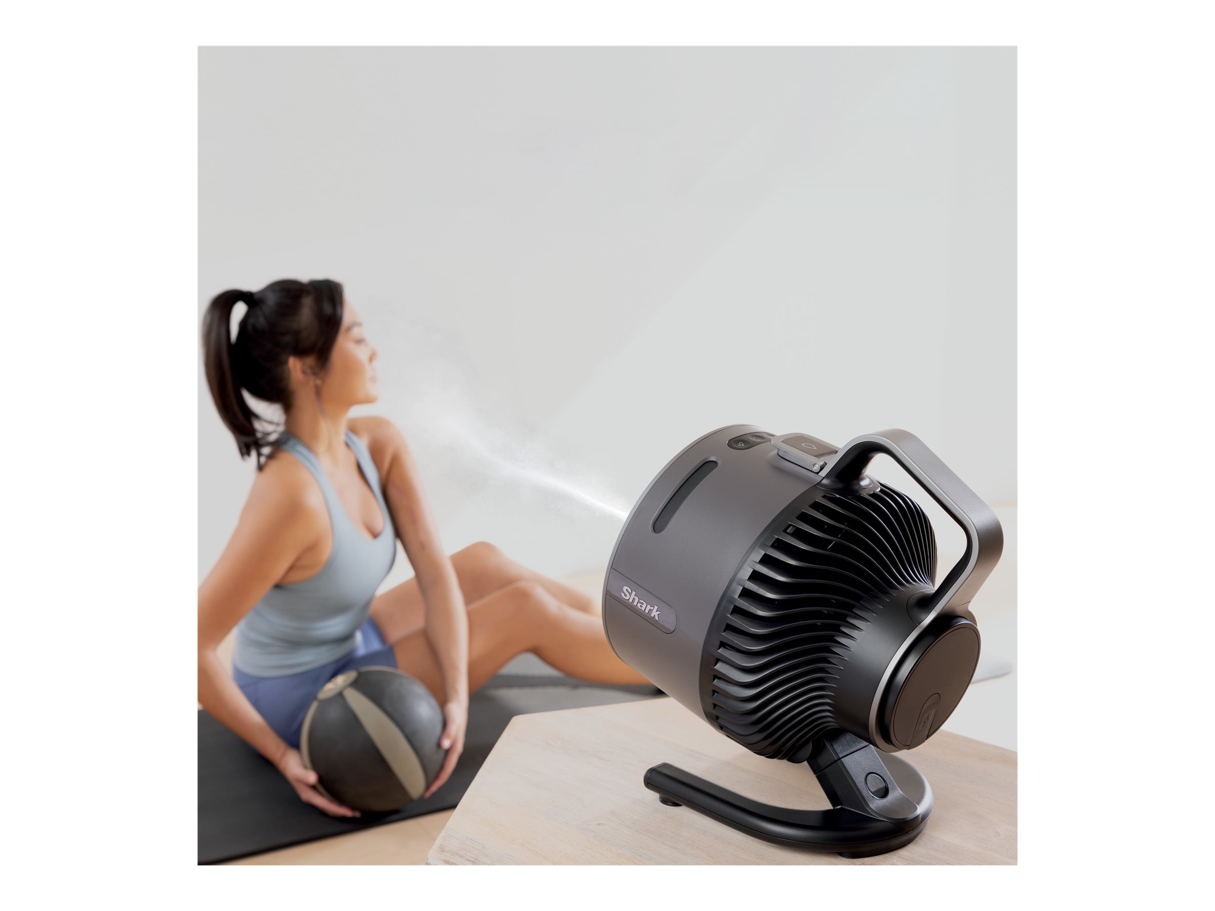 Shark FlexBreeze HydroGo Portable Evaporative Cooler - Dark Grey