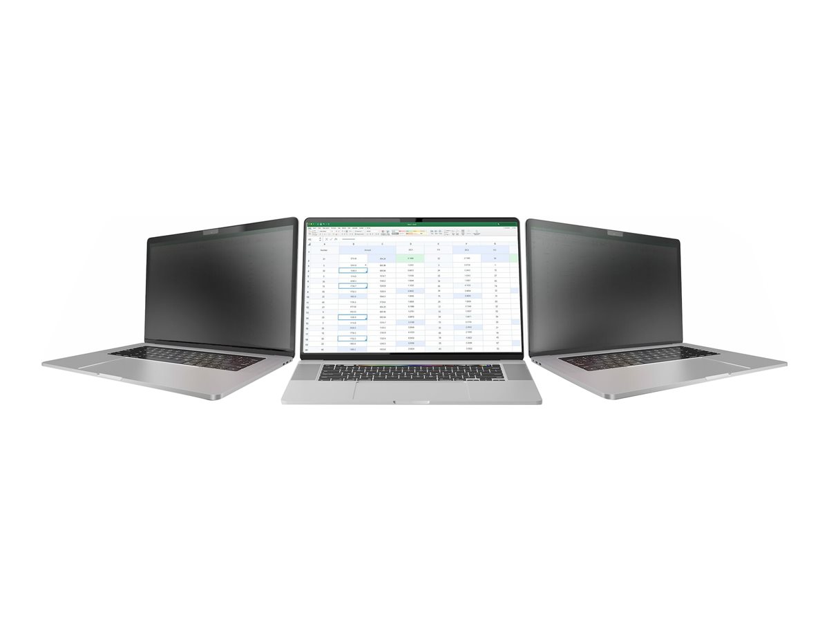 StarTech.com 14-inch MacBook Pro 21/23 Laptop Privacy Screen, Anti-Glare Privacy Filter with 51% Blue Light Reduction, Monitor Screen Protector with +/- 30 deg. Viewing Angle - Reversible Matte/Glossy Sides (14M21-PRIVACY-SCREEN) - filtr pro zvýšení soukromí k notebooku (horizontální) – foto 6