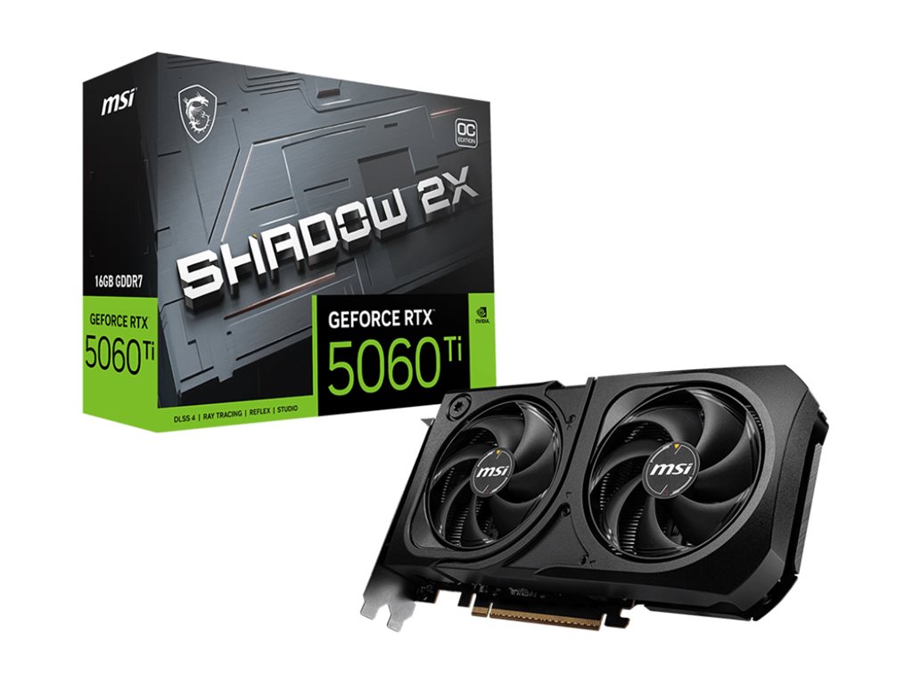 MSI GeForce RTX 5060 Ti 16G SHADOW 2X OC PLUS | Overview