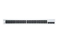 Cisco Business 220 Series CBS220-48T-4X - switch - 48 ports - smart - rack-mountable